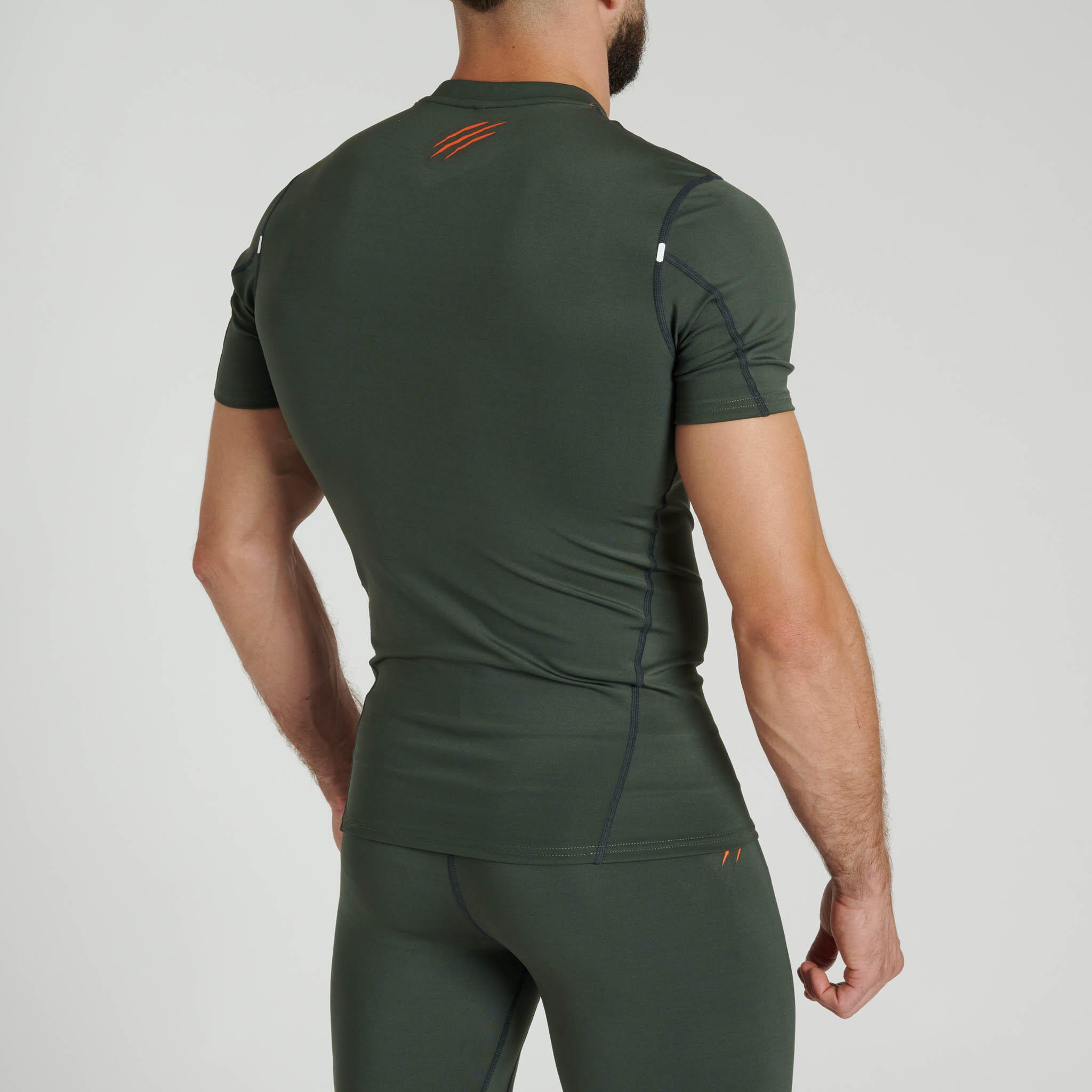 Rashguard manga corta PRIMAL INSTINCT verde/XL 2/2