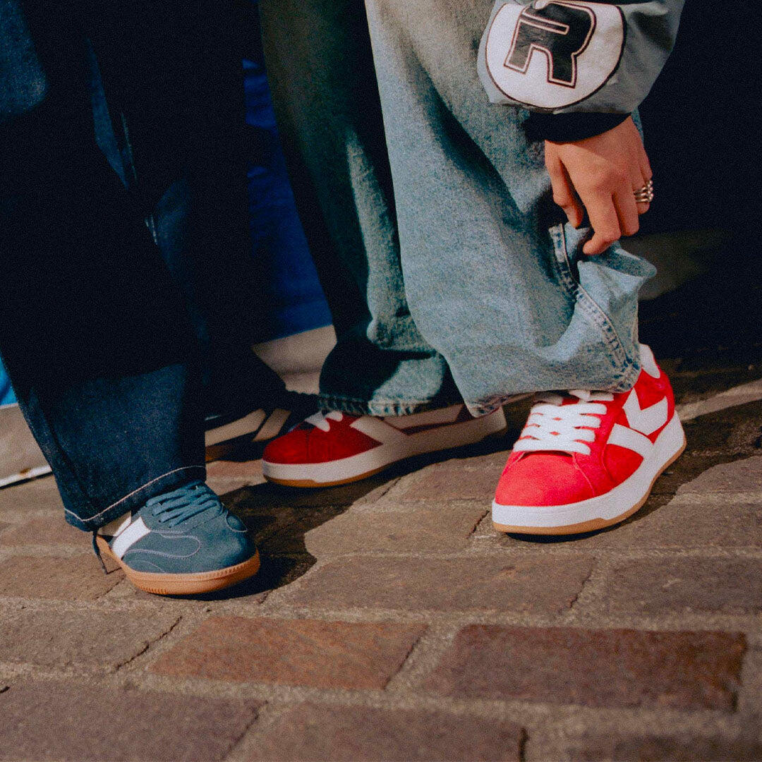 Baskets homme Marlon rouge, blanc 2/6