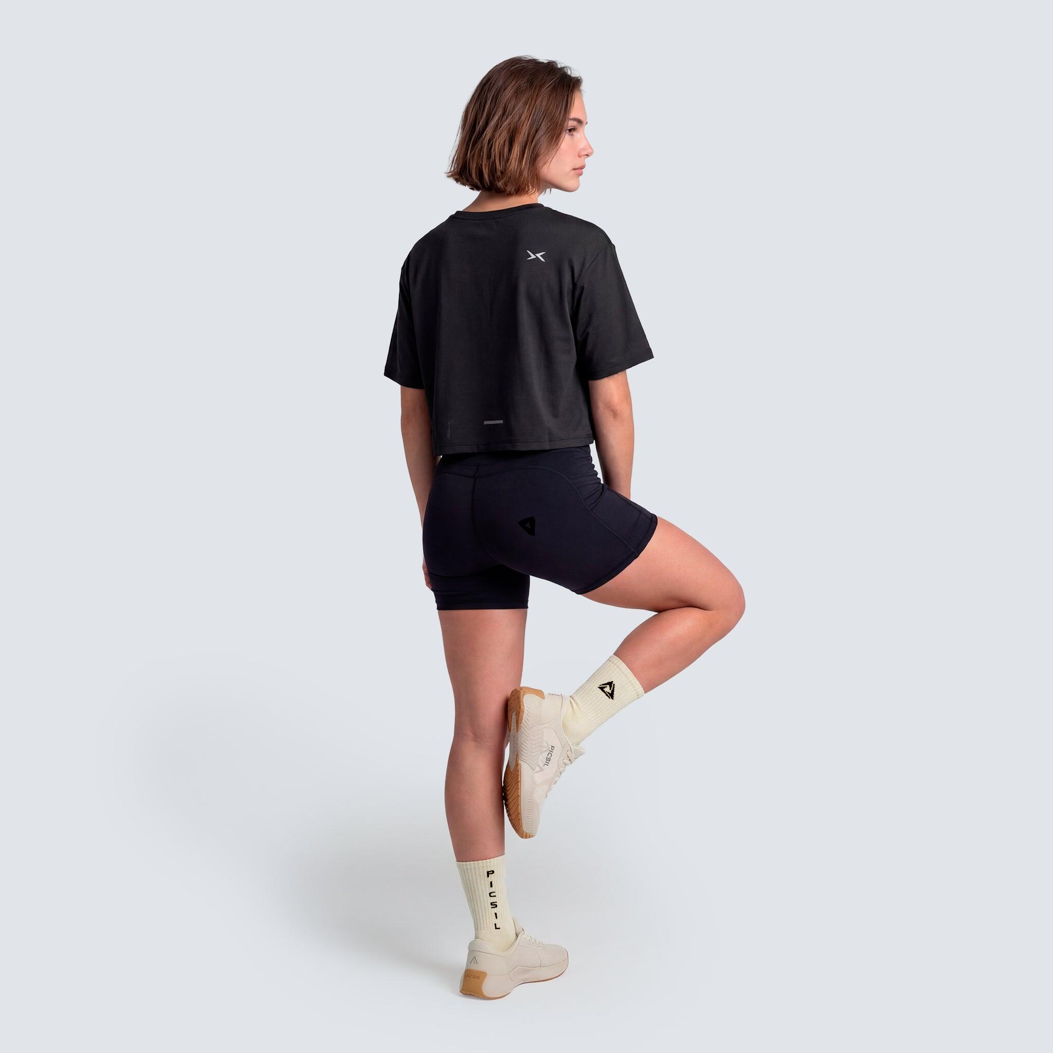 T-shirt Crop Performance Femme SS26 3/4