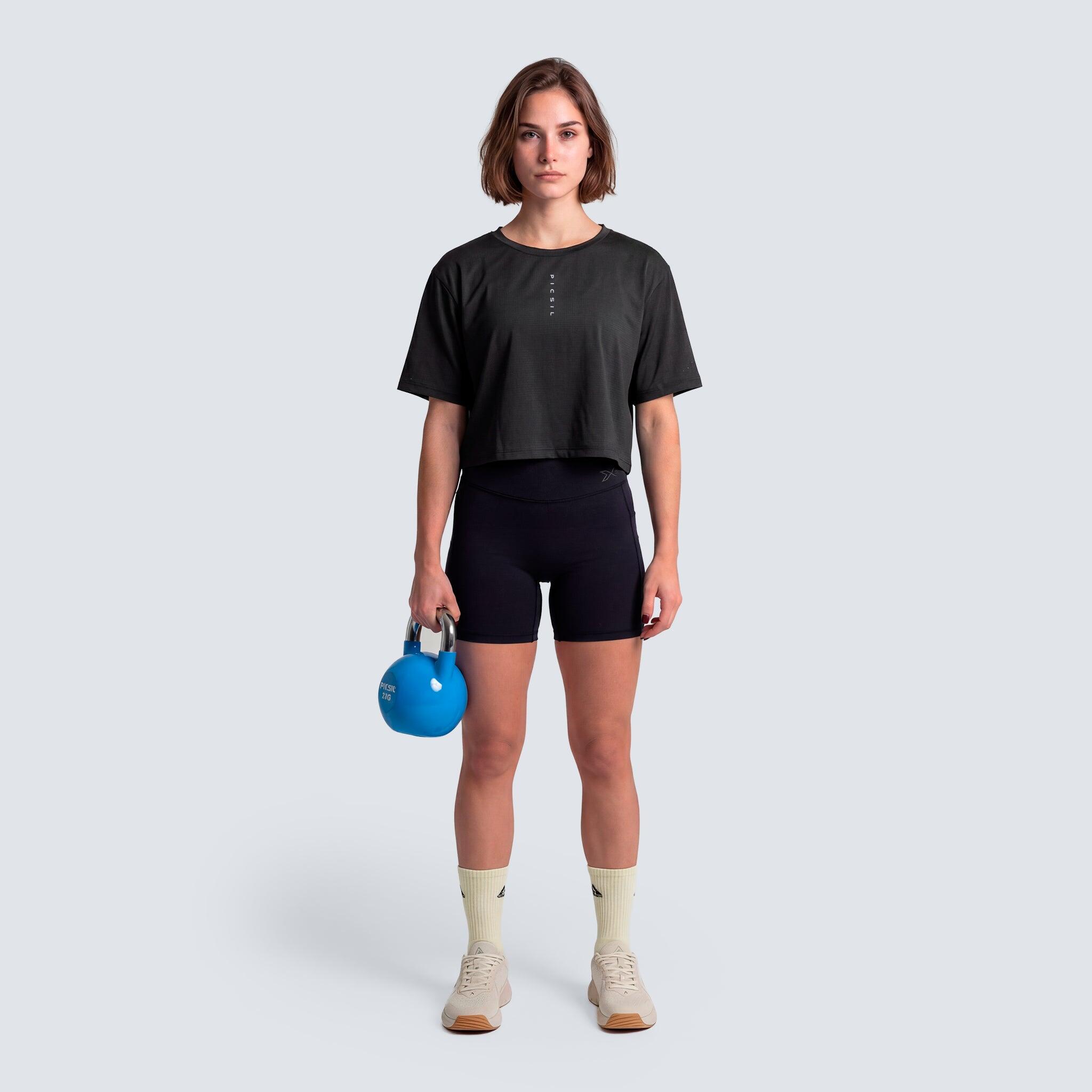 T-shirt Crop Performance Femme SS26 2/4