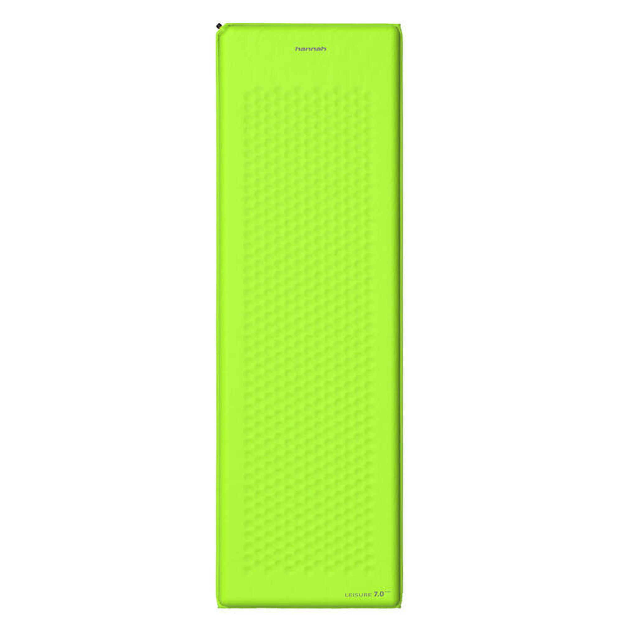 HANNAH Samonafukovací karimatka HANNAH LEISURE 7,0 WIDE, parrot green