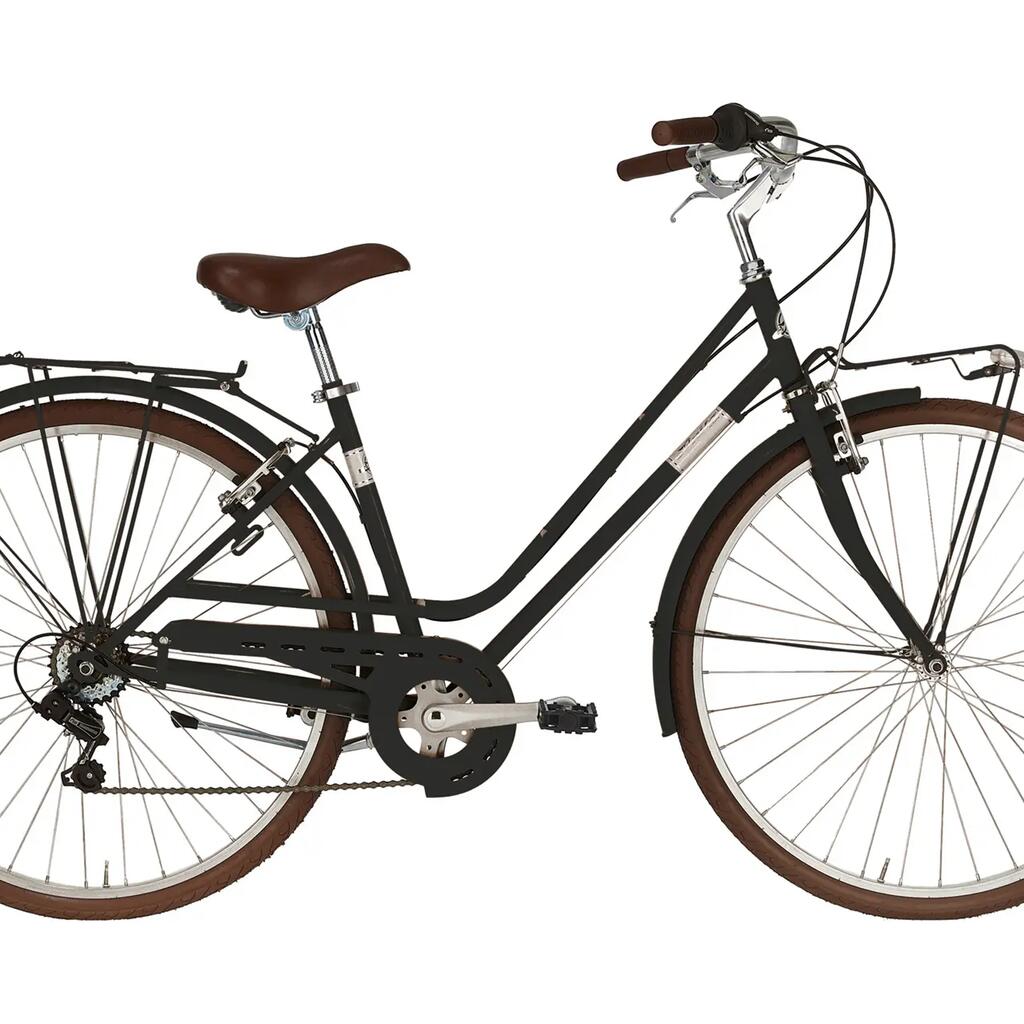 Alpina Bike, 6-speed Women’s Rondine Alpina Bicycle, Black, 28"