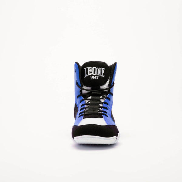 Bota boxeo Leone 1947 PREMIUM azul  blanco 6/7