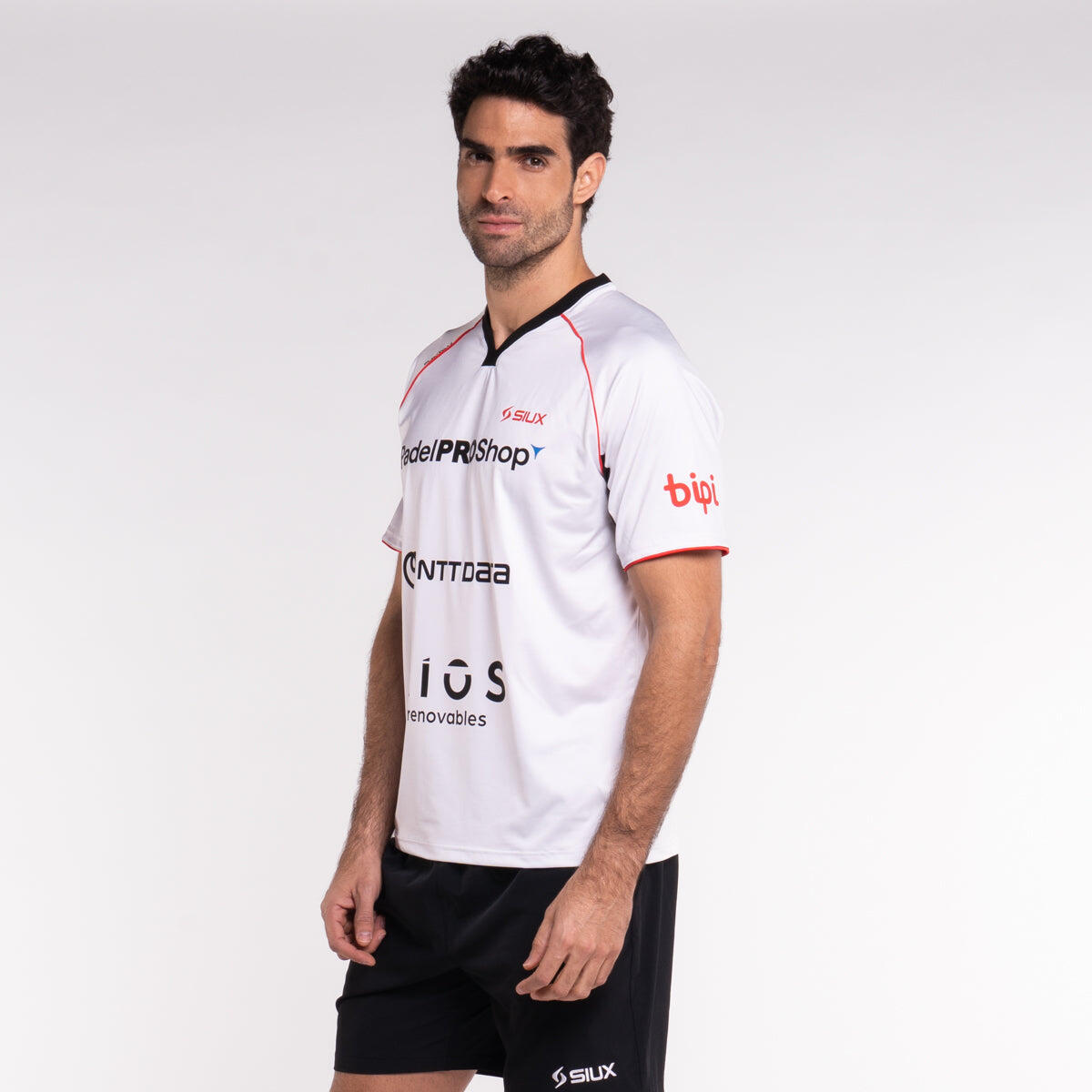 Siux - T-shirt Padel Electra x Stupa 26, Taille S Blanc 2/5