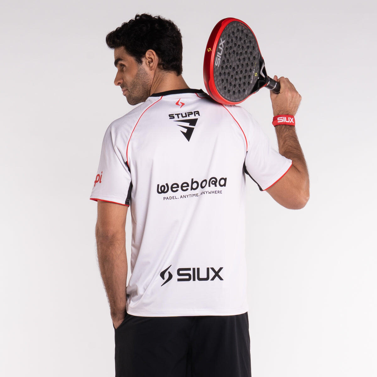 Siux - T-shirt Padel Electra x Stupa 26, Taille S Blanc 4/5