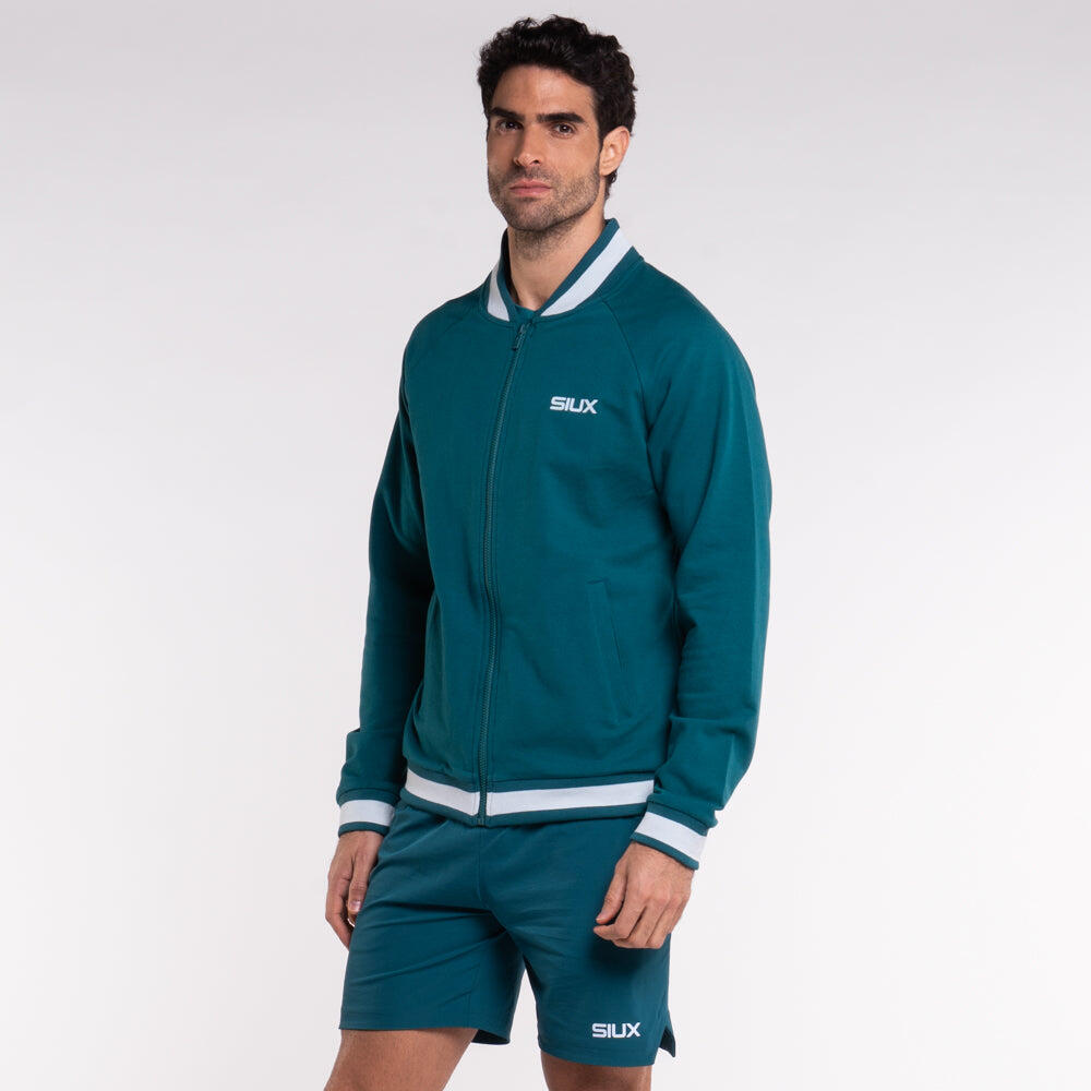 Siux - Giacca sportiva Padel Silk, taglia M, verde 1/5