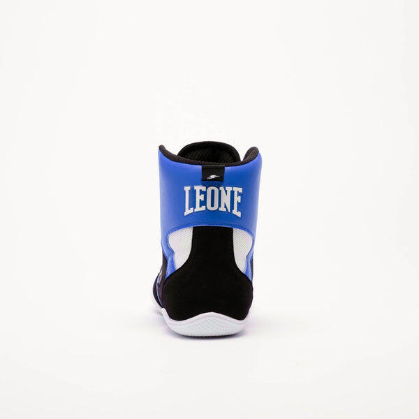 Bota boxeo Leone 1947 PREMIUM azul  blanco 6/7