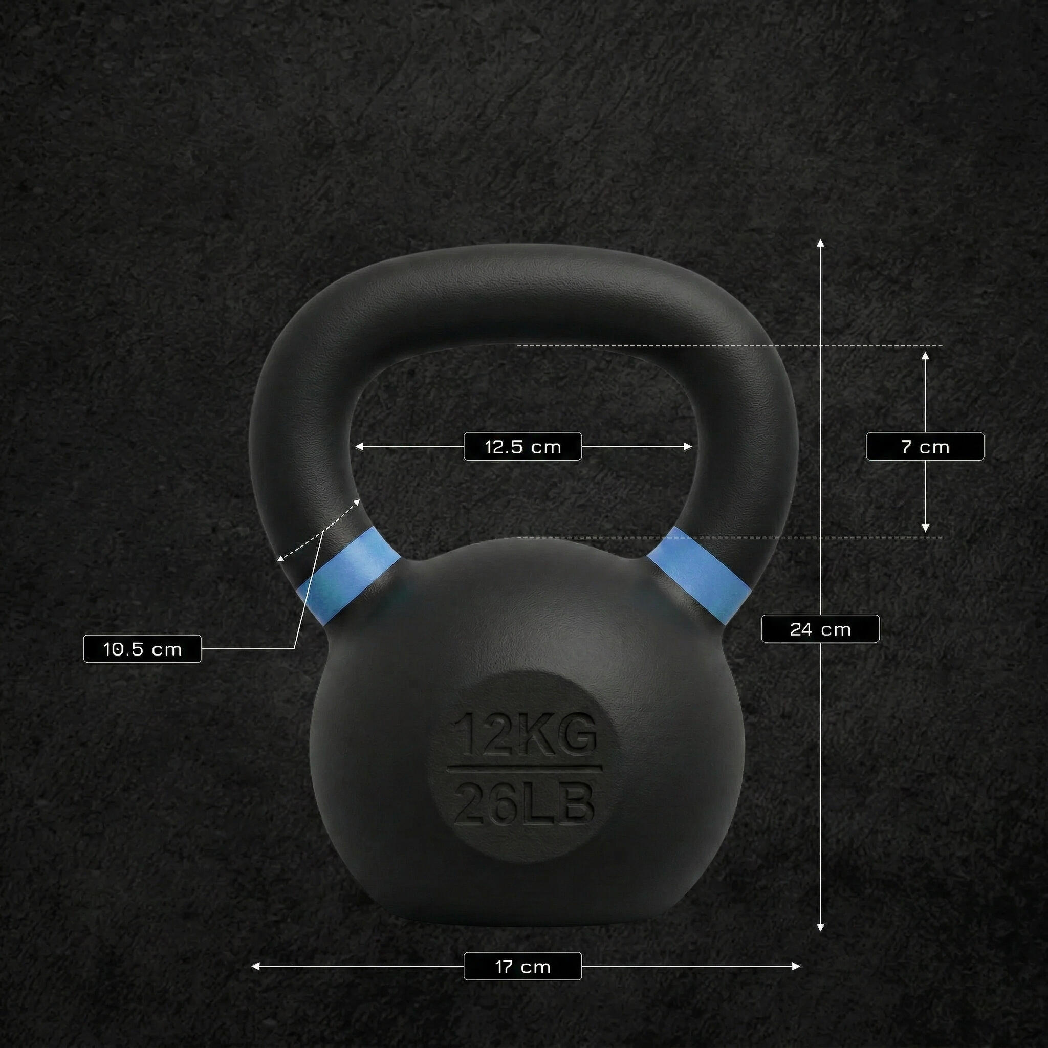 Kettlebell Pro - Gietijzer - Voor HYROX training 2/4