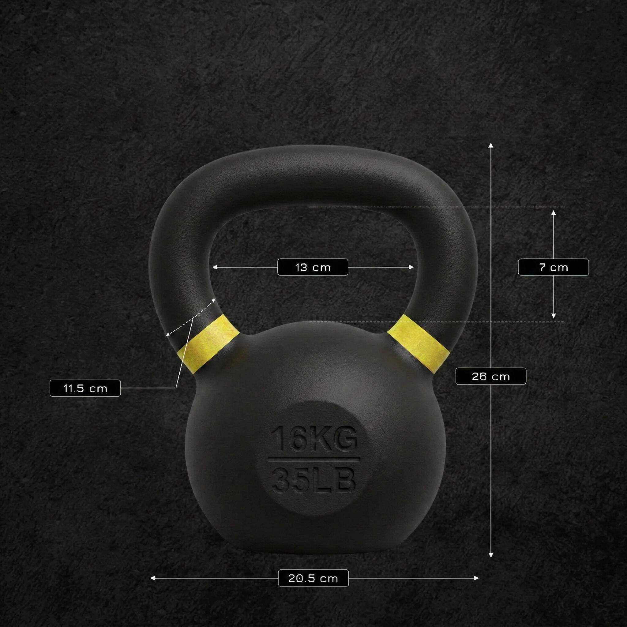 Kettlebell Pro - Gietijzer - Voor HYROX training 2/4