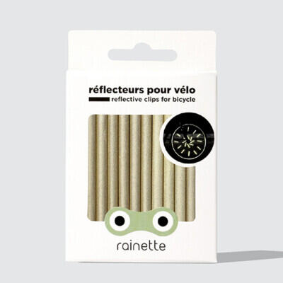 REFLECTEURS 12 réflecteurs pour rayons de vélo - Or