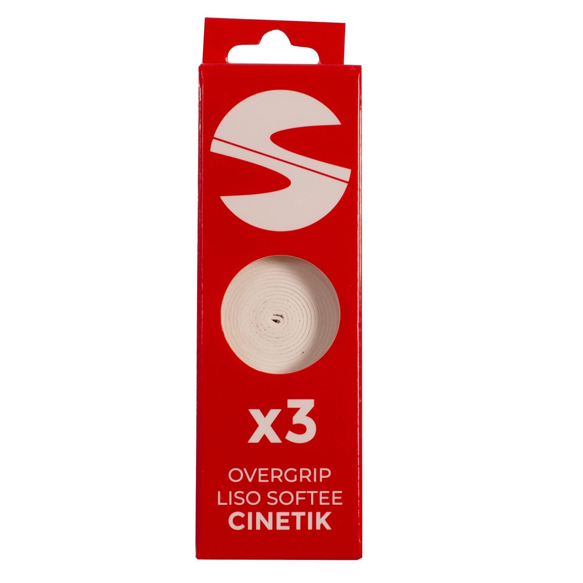 Set van 3 overgrips Glad Softee Cinetik Blanco ÚNICA 1/5