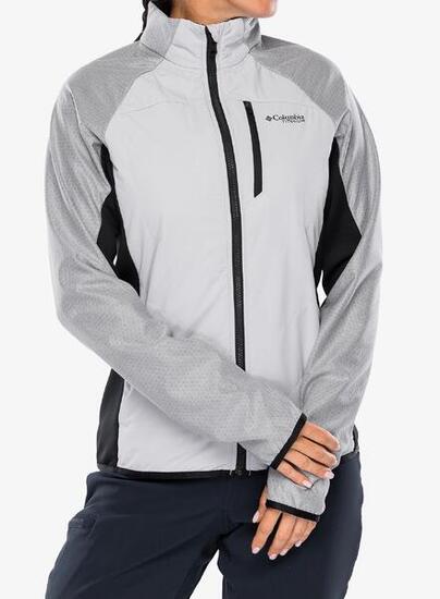 Kurtka hybrydowa damska Columbia Arctic Crest Hybrid Full Zip - lavender S