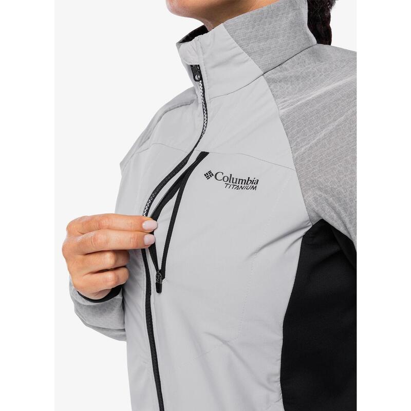 Hanorac damă Columbia Arctic Crest Hybrid cu fermoar complet