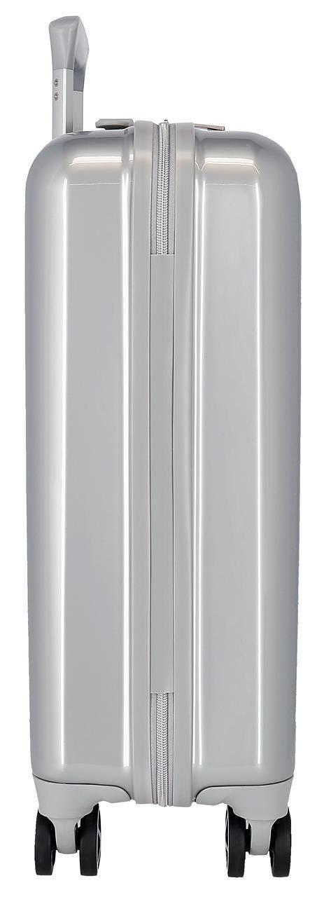 Valigia da cabina Disney Joyful Abs con capacità di 38L argento 4/5