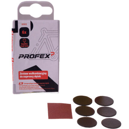 Łatki do dętek rowerowych samoprzylepne 6 szt. Profex