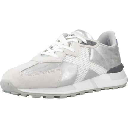 Baskets - Marche sportive - Femme - Cuir - SOKU 41 - Argent