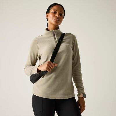 Geweldige outdoors dames sweetheart 1/4 zip fleece sweater (roze waas)