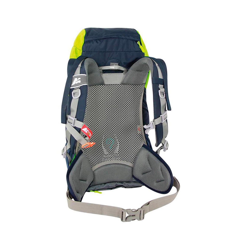 Mochila de trekking y montaña OBERLAND 35 Marsupio Azul/Amarillo 2/2