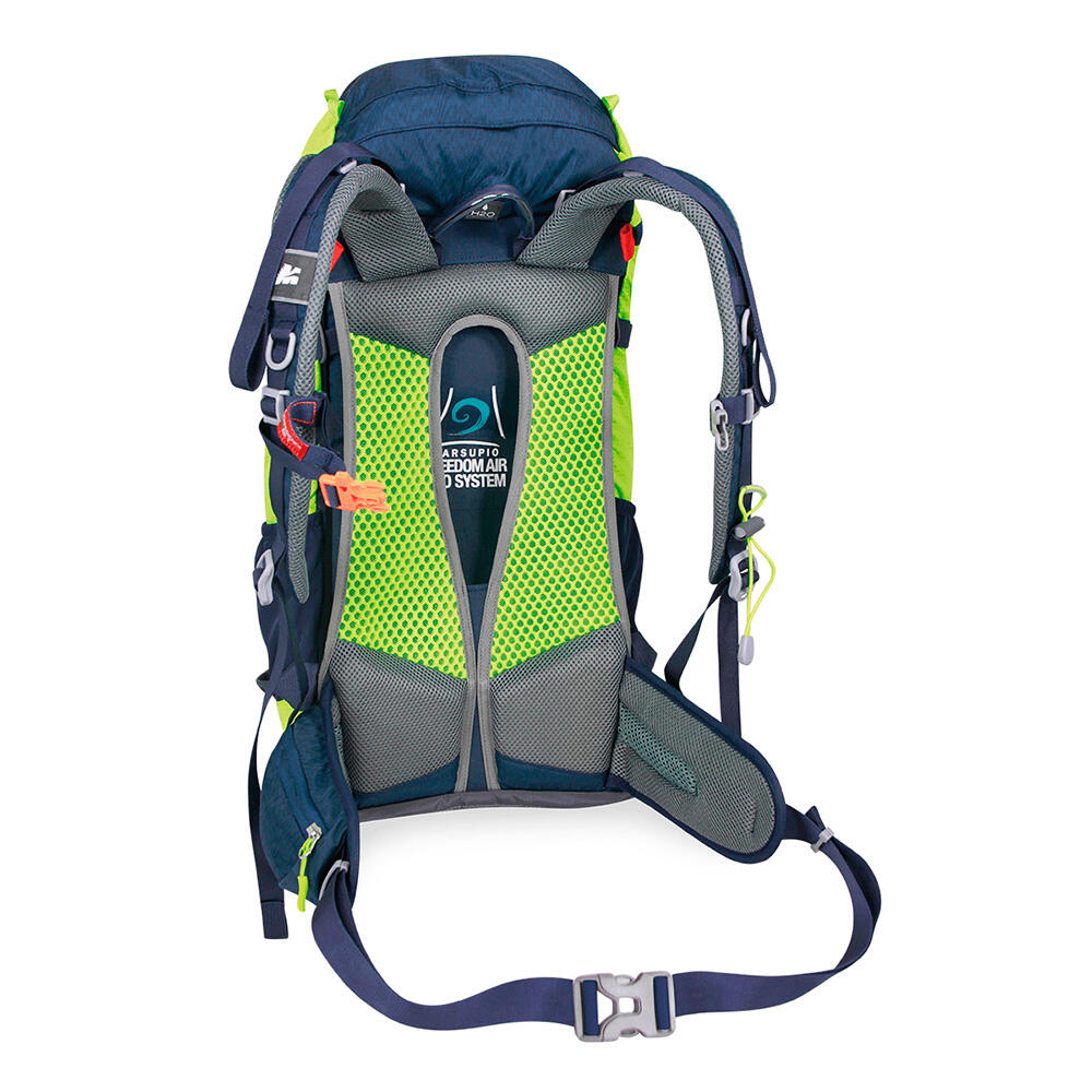 Mochila de trekking e montanha Y 30 ALPINE TERRA Marsupio Azul/Verde 3/5