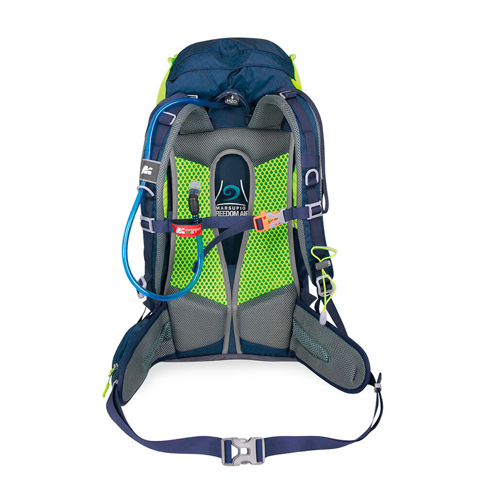 Mochila de trekking e montanha Y 30 ALPINE TERRA Marsupio Azul/Verde 2/5