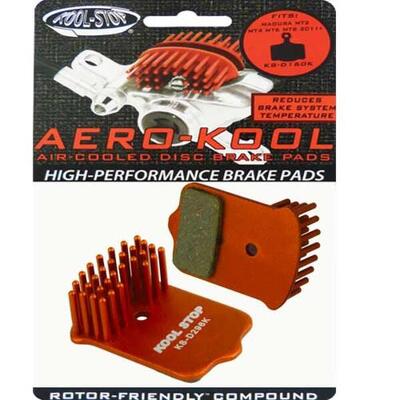 Koolstop Aero Kool pastiglie freno per Avid Elixir 1/3/5 - 2 pezzi rosse.