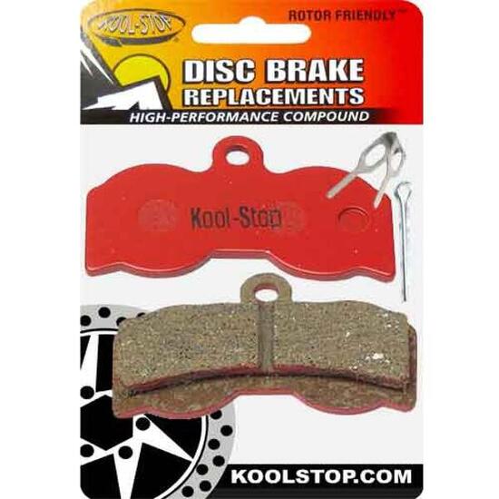 Koolstop Pastiglie Freno per Hope XC 4‑Piston Coppia Rosse.