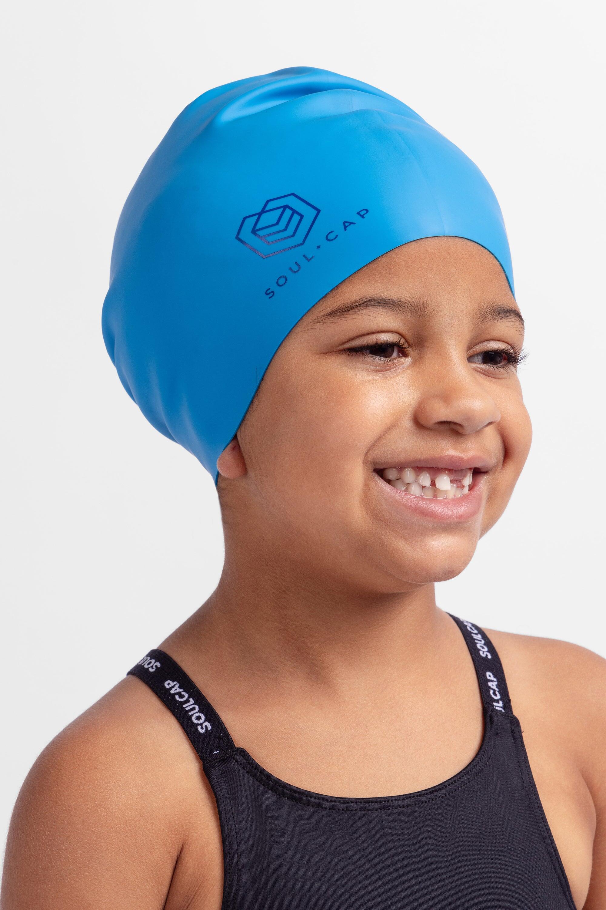 Touca Soul Caps Volumosa Infantil - M - Azul Médio 3/7