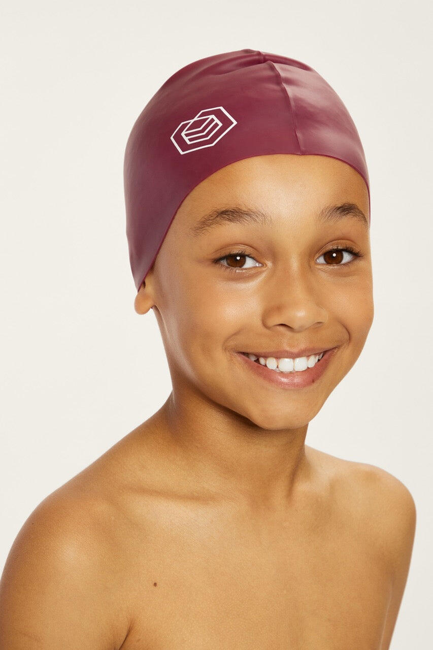 Soul Cap Kids Regular Zwemcap - Bordeaux 3/7