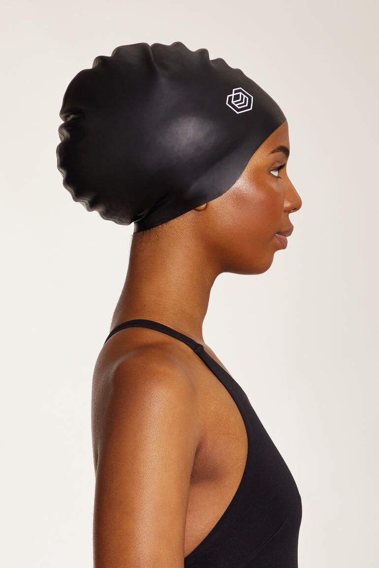 Gorro de natación voluminoso Soul Cap para adultos - Negro 4/7