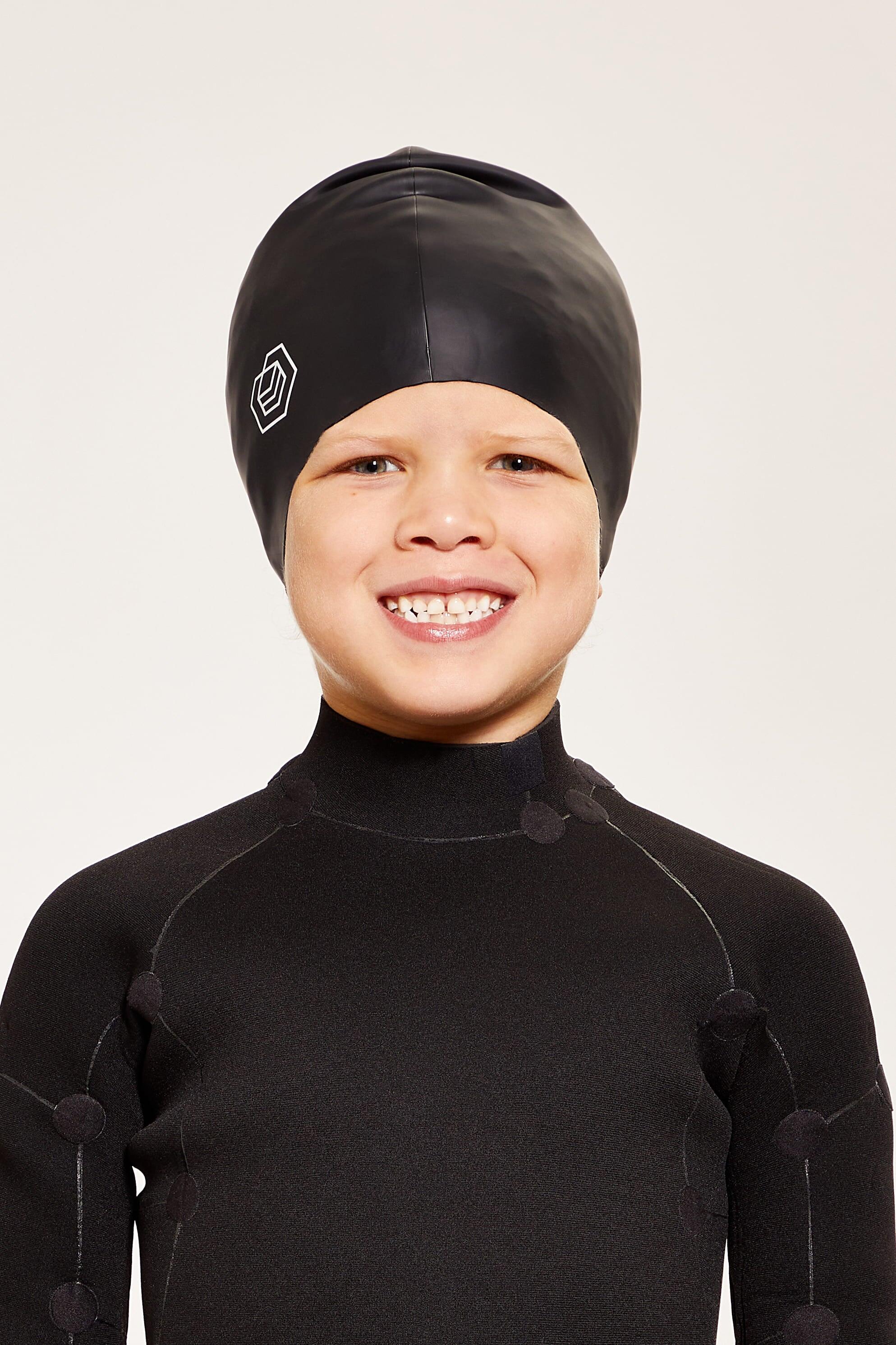 Touca de Natação Infantil Soul Cap Volumosa - Preta 4/7