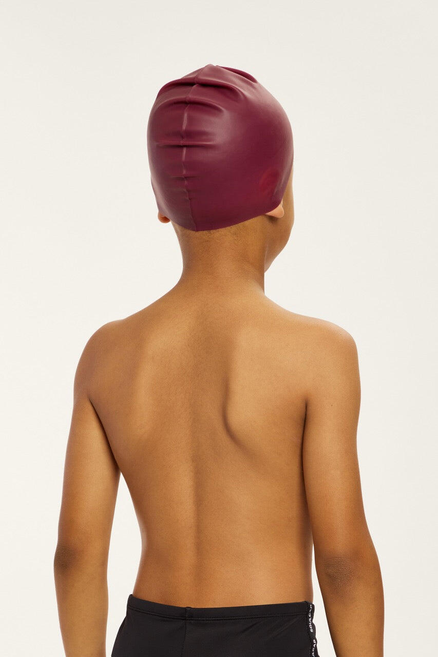 Soul Cap Kids Regular Zwemcap - Bordeaux 4/7
