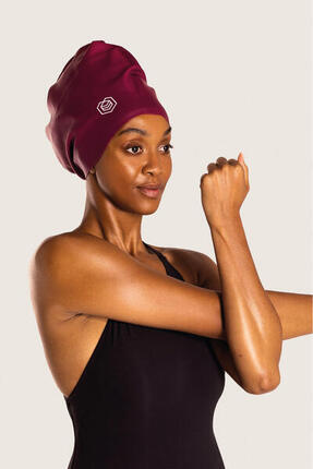 Soul Cap Voluminous Badekappe für Erwachsene - Burgund - Einheitsgröße