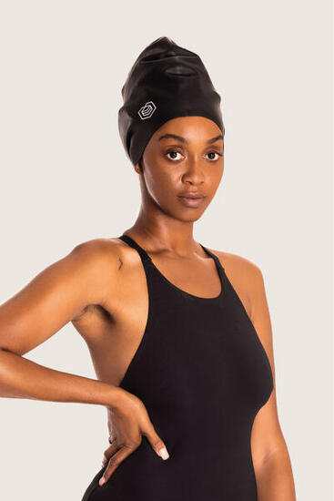 Soul Cap Voluminous Badekappe für Erwachsene - Burgund - Einheitsgröße