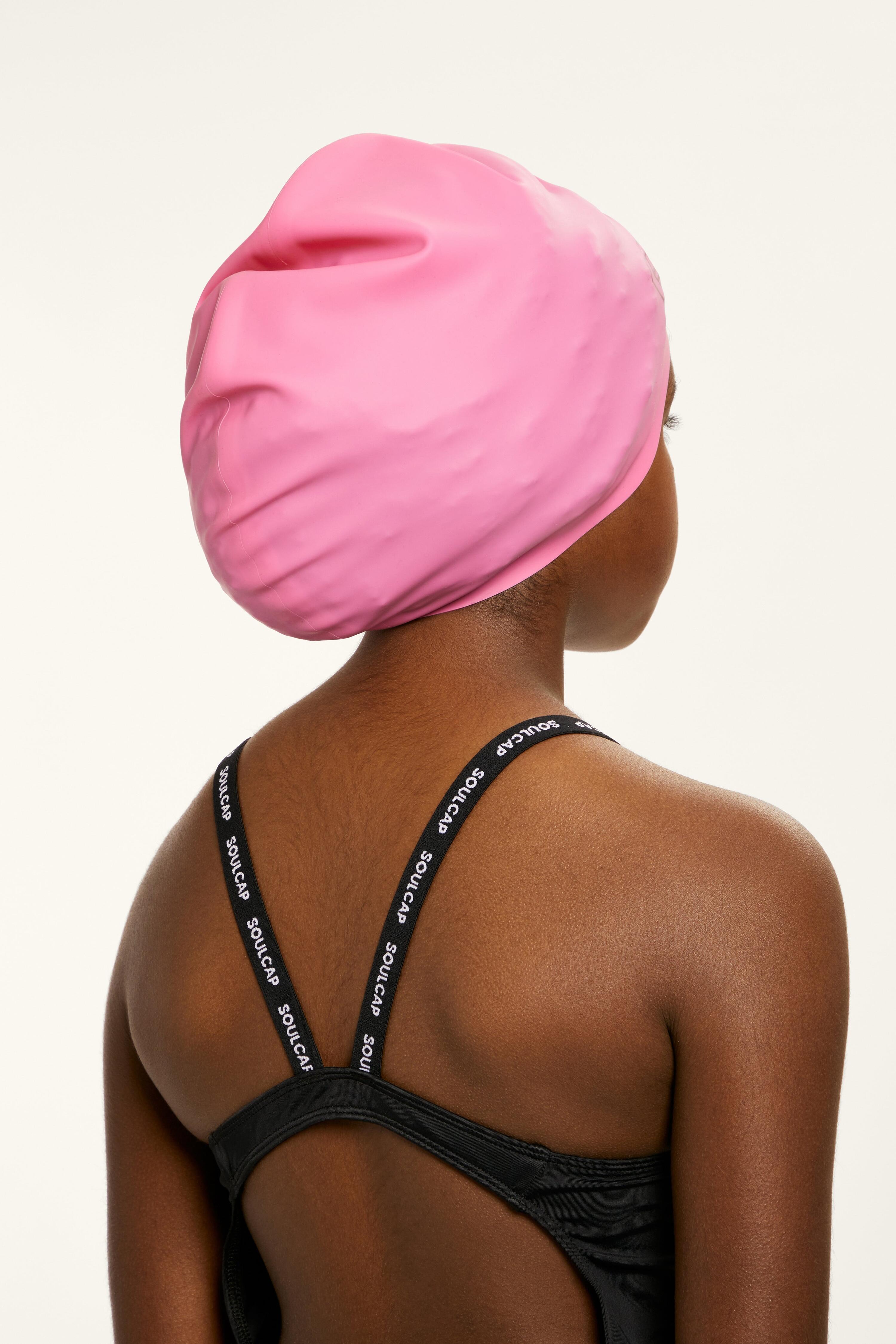 Bonnet de bain Soul Cap volumineux enfant taille unique rose 5/7