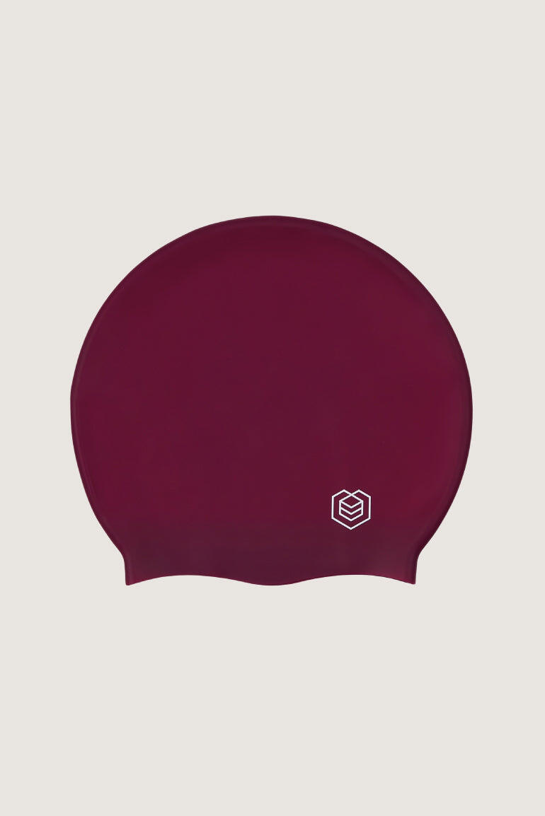 Cuffia da Nuoto Voluminosa Soul Cap per Adulti - Bordeaux - Taglia Unica 6/7