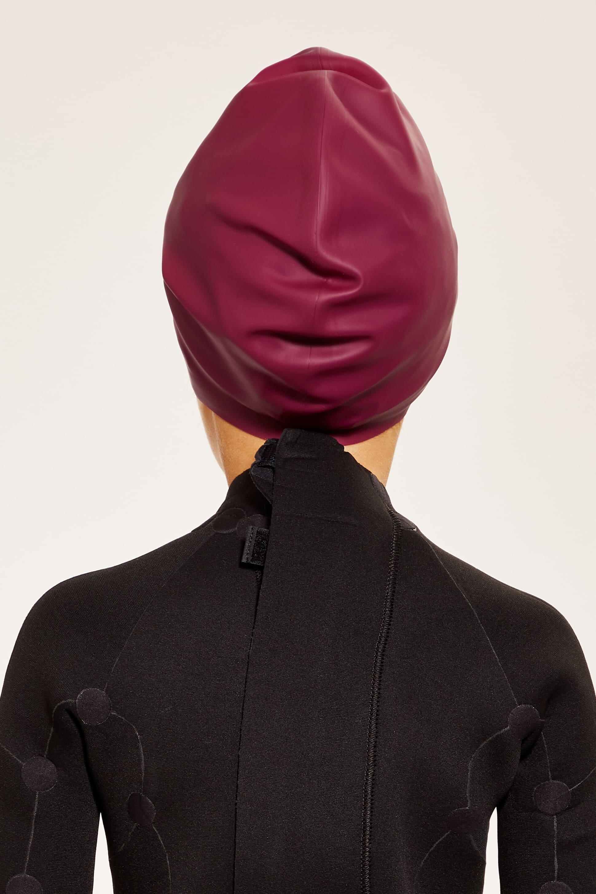 Soul Cap Kids Voluminous Zwemcap - Premium Silicone - Bordeaux 5/7