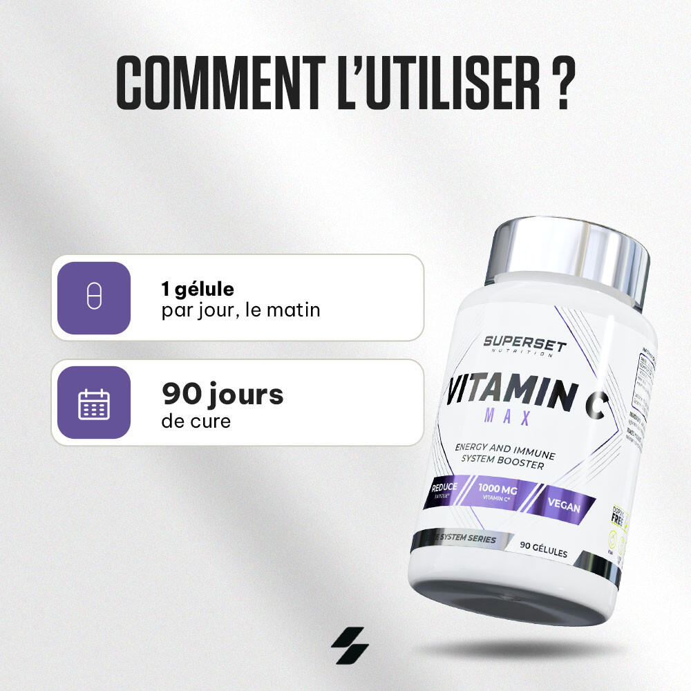 Vitamine C | Vitamin C Max (90 Caps) 3/5