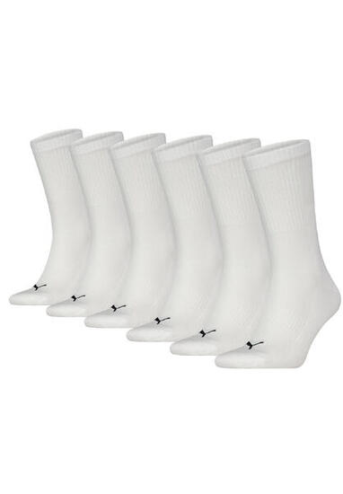 PUMA Unisex Crew-Socken Unisex für Damen Herren Tennissocken 6-er Pack