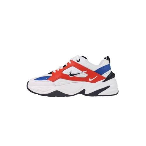 Chaussures universel femmes Nike M2k Tekno Summit White Black Team Orange