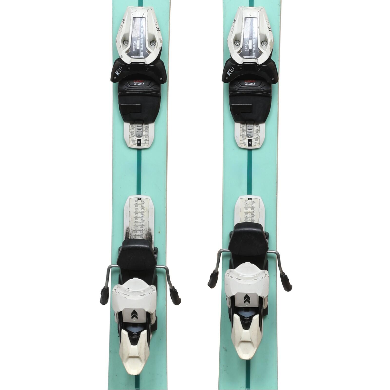 RECONDITIONNE - Ski Kastle Dx 85 W + Fixations 3/5