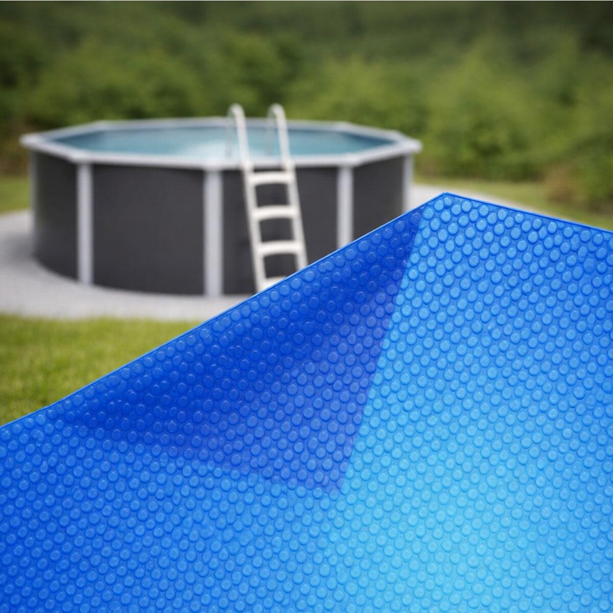 Bâche à bulles ronde piscine métal 3 m 4/4