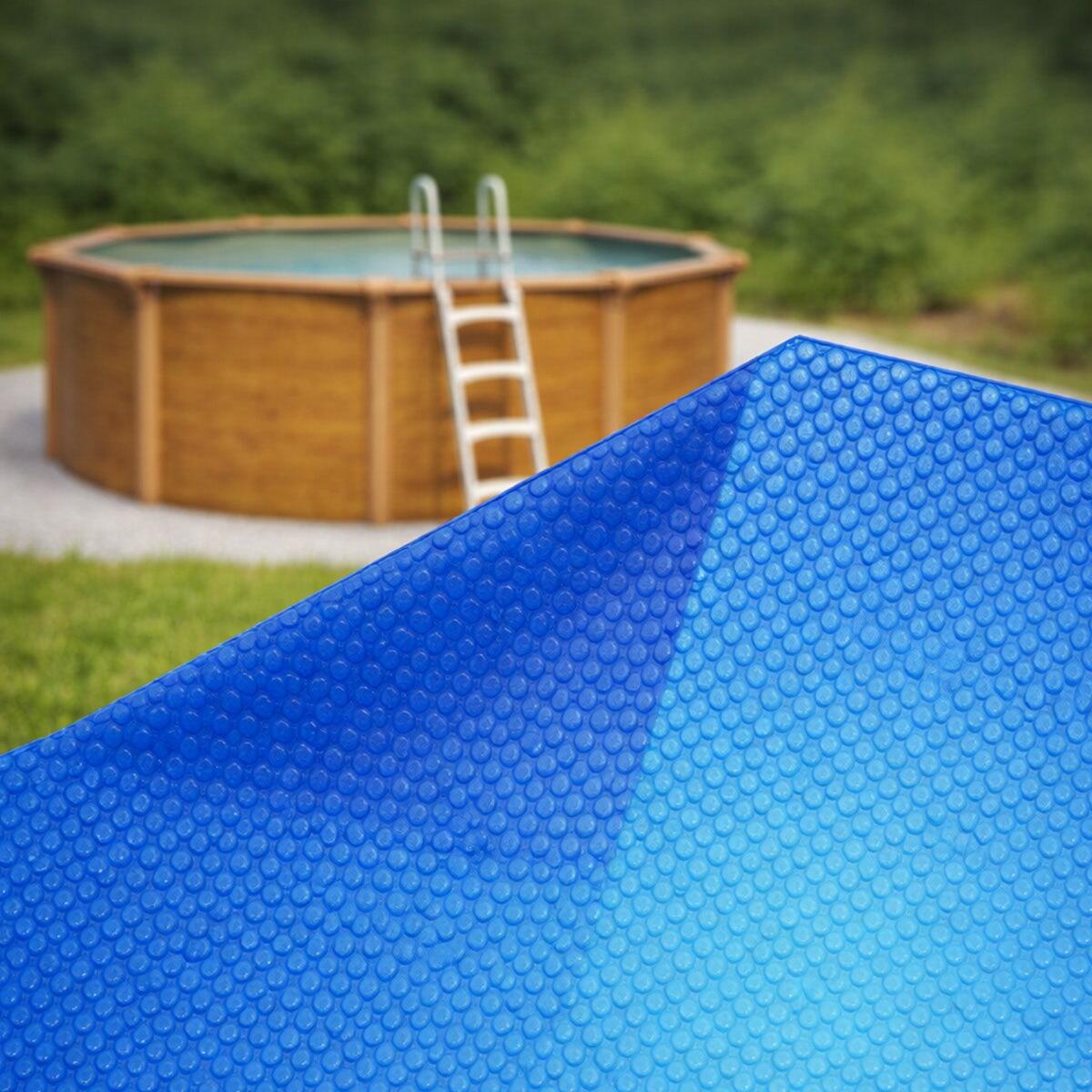 Bâche à bulles ronde piscine métal 3 m 2/4