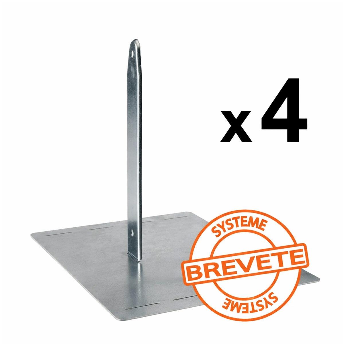 Kit d'ancrage pour portique Secur'in - Sans béton 1/4