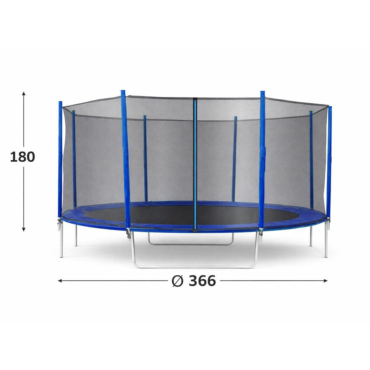 Filet de protection pour trampoline 3,66 m 1/4