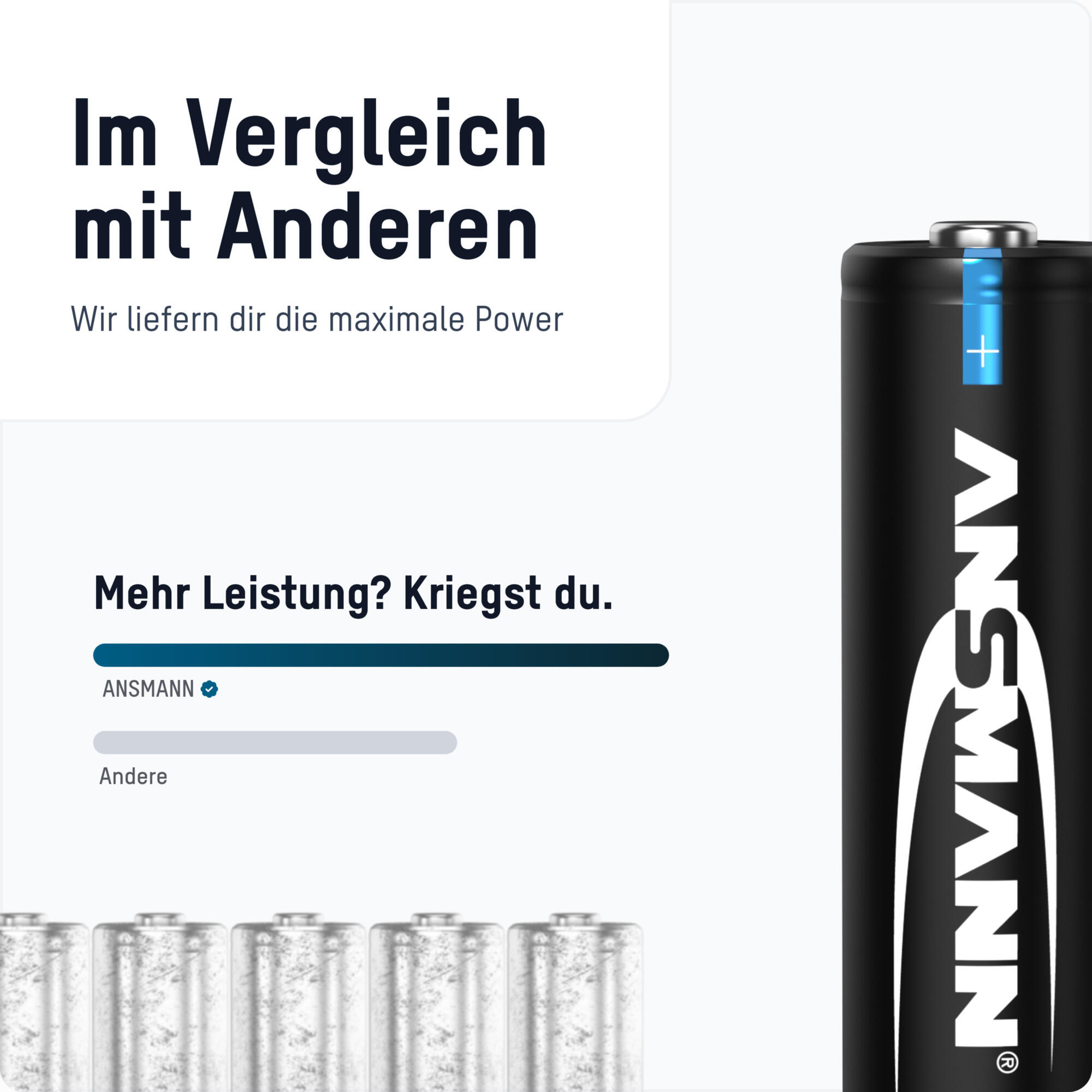 Akku Mignon AA, min. 2650 mAh 1,2V, 8 Stück, hohe Kapazität 4/7