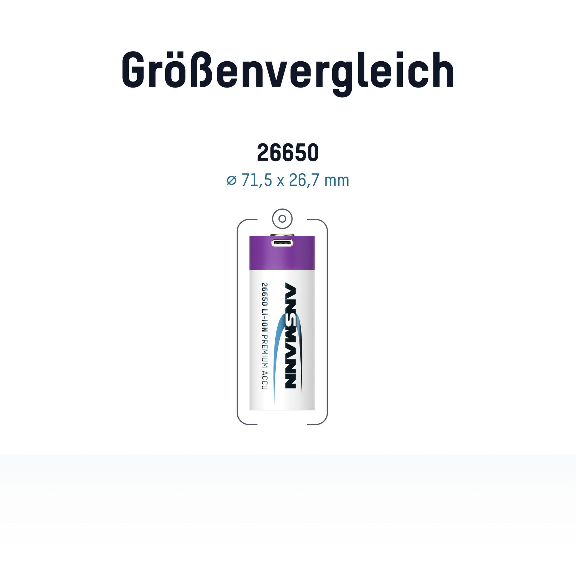 26650 Akku 5100 mAh 2/7