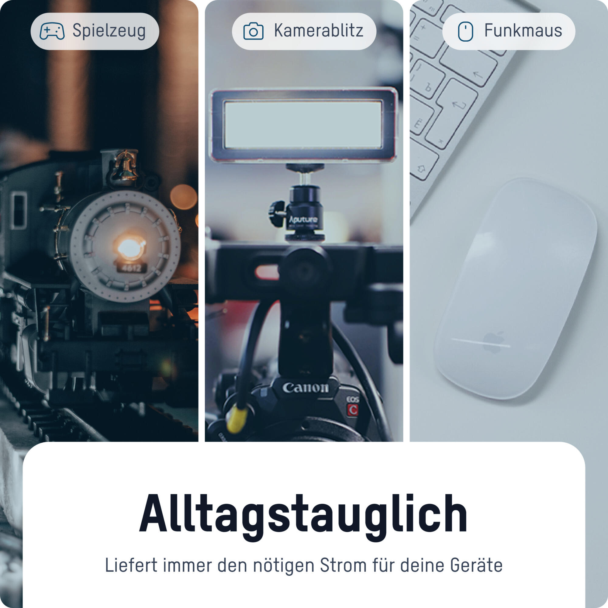 Akku Mignon AA, 2100 mAh 1,2V, 8 Stück, geringe Selbstentladung 5/7