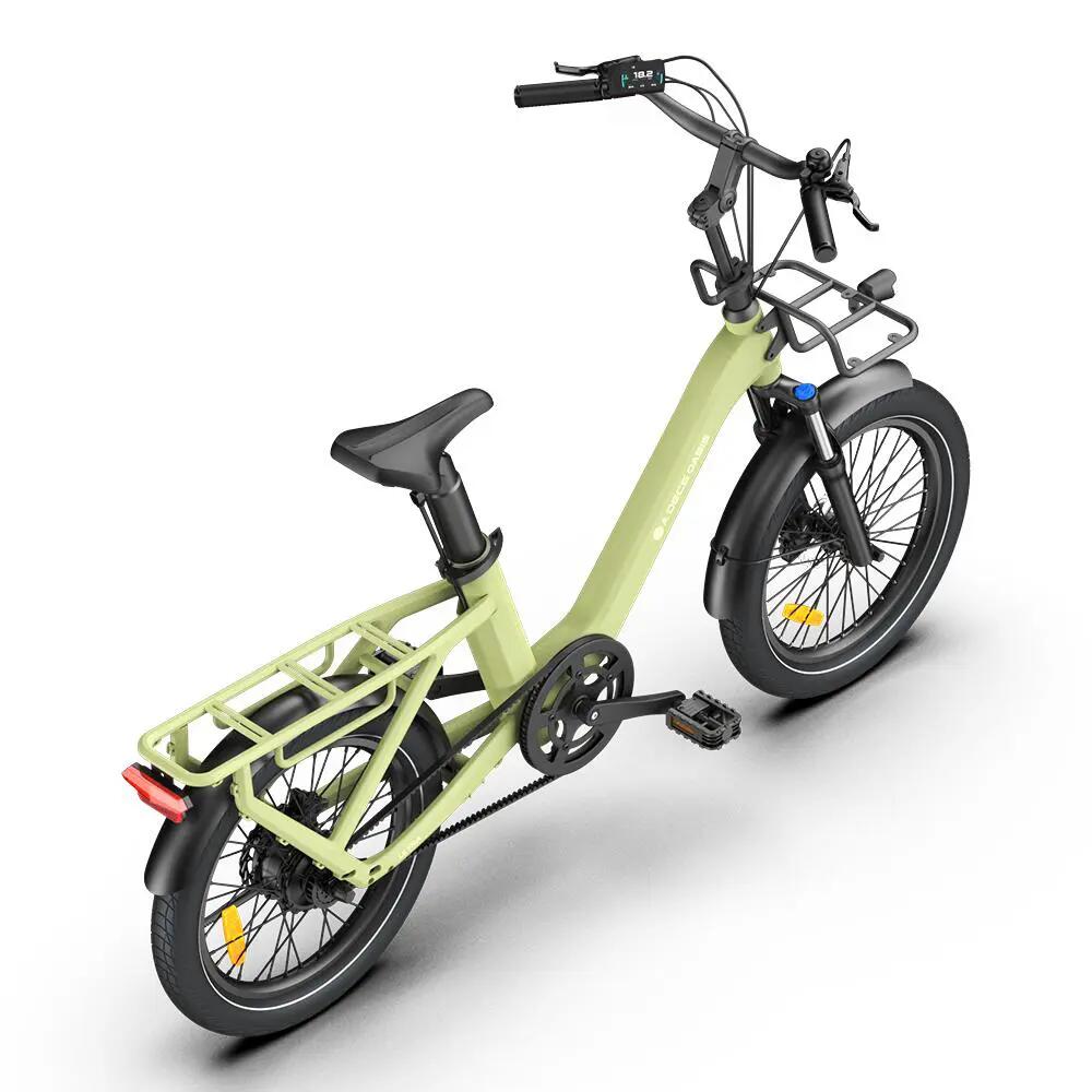 Bici elettrica AirOne Ultra,20'' ×2.4'',trasmissione a cinghia,motore Bafang,APP 3/6