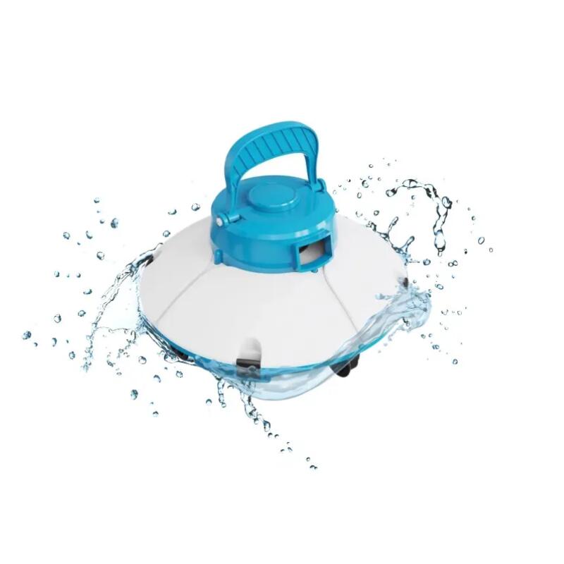 Bestway Robot piscine sans fil Frisbee bleu nettoyage fond plat 15 m² max 1/6
