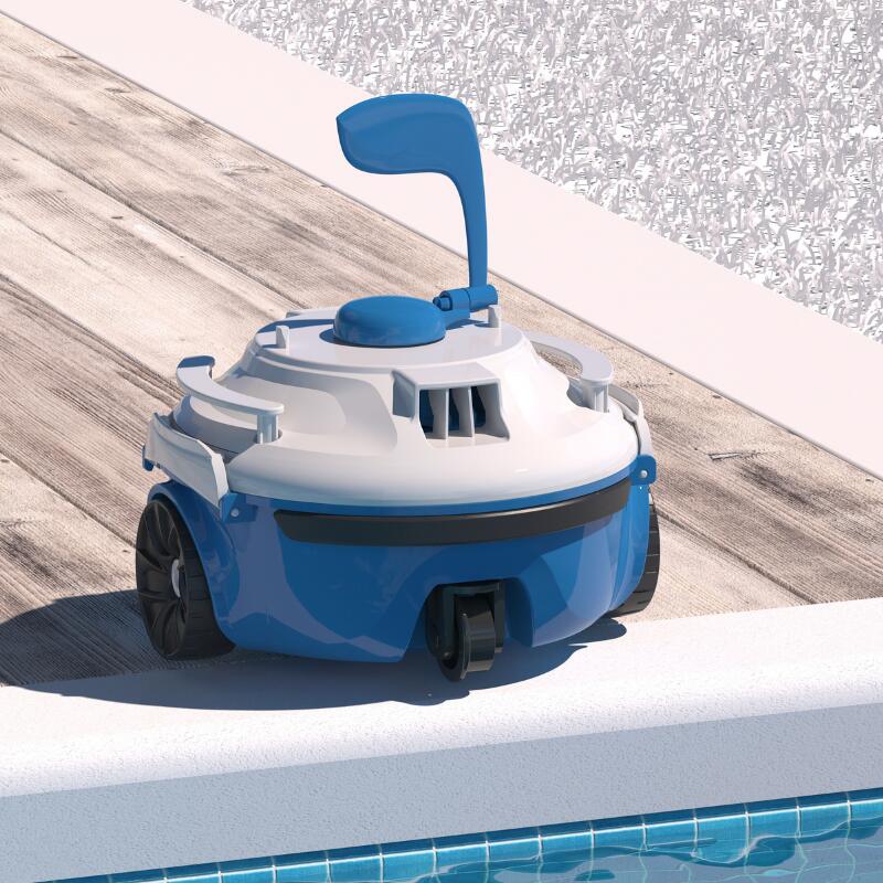 Bestway Robot piscine sans fil Guppy bleu nettoyage fond plat 10 m² max 5/5